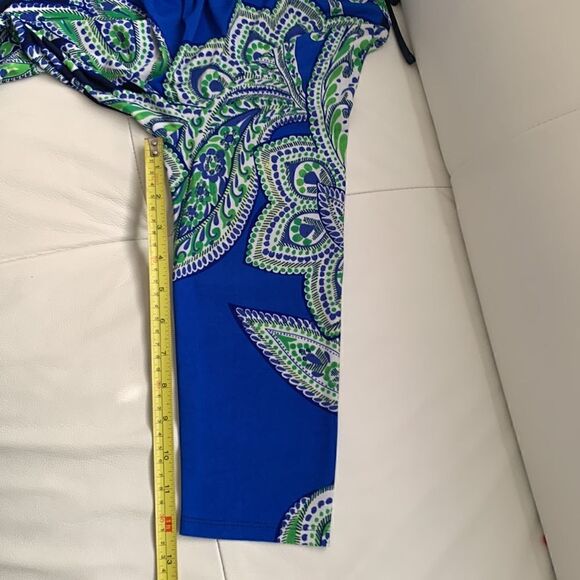 Tiana B Paisley Print 3/4 Sleeve Dress Size L - Picture 5 of 10